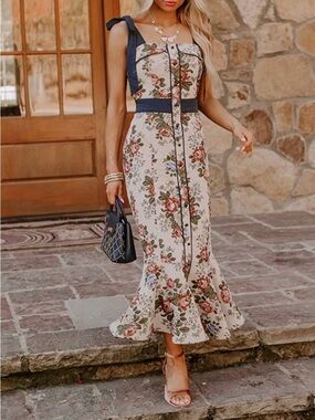 MABLE floral maxi dress